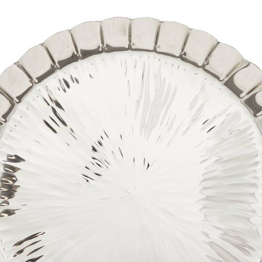 Silver Stainless Steel Glam Wall Décor Accent Set